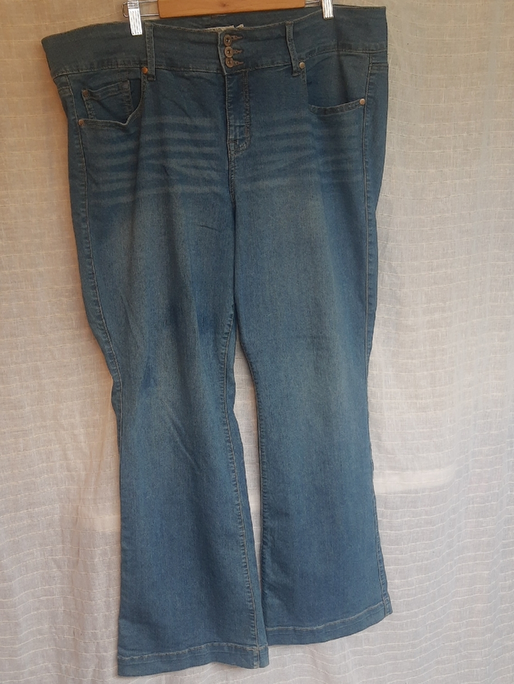 torrid Blue Wide-Leg Flare Jeans